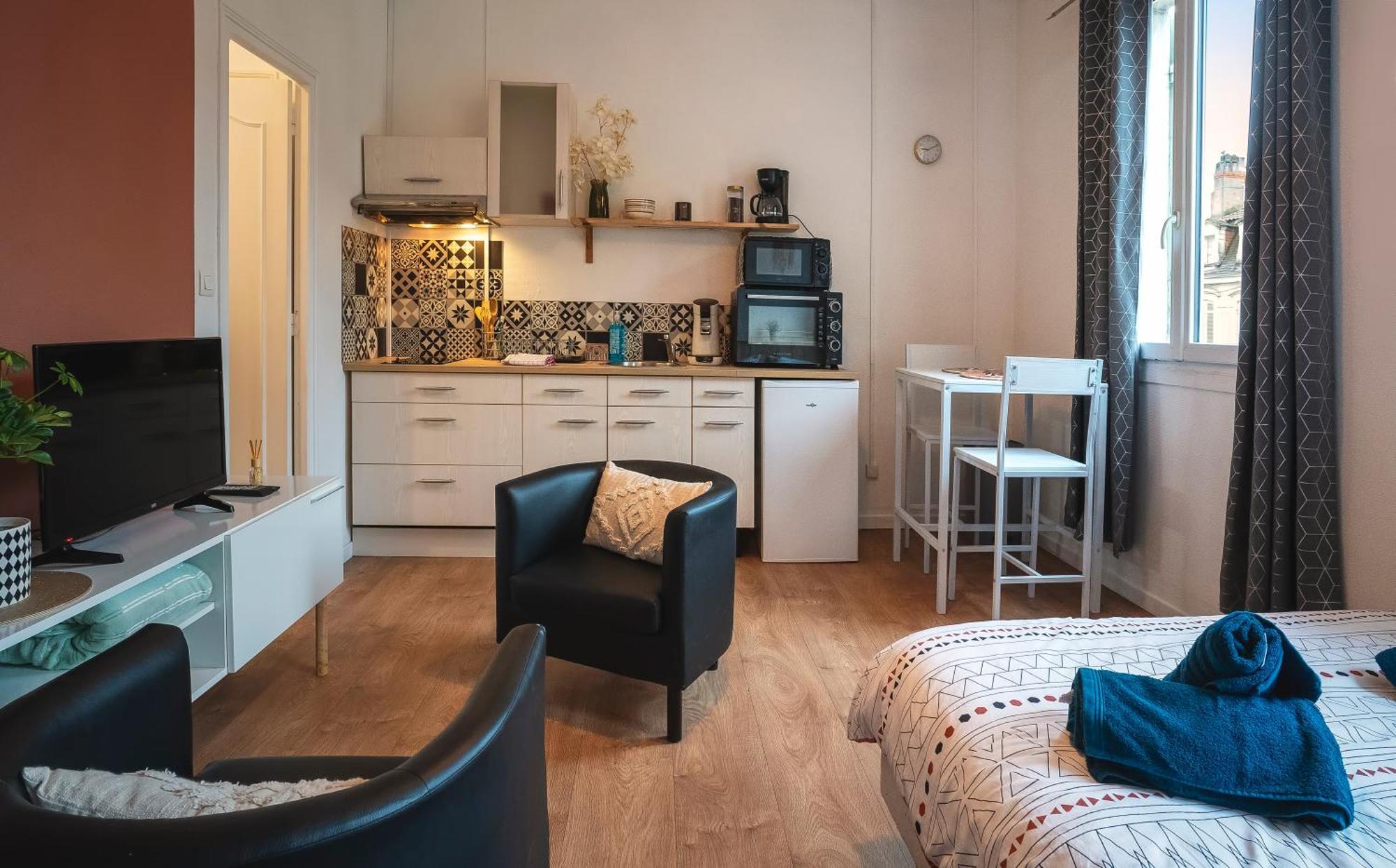 Le Petit Chez Vous - T1 Bergerac -2 Pers Lägenhet Exteriör bild